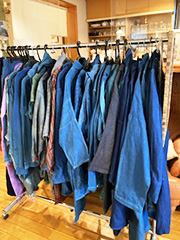 藍染め作品展示・販売